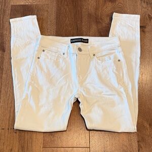 Express Women's White Jeans